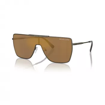 Michael Kors pánske MK1152-1001F9 pilotné slnečné okuliare, čierny rám, sivé šošovky, 58-17-145 mm
