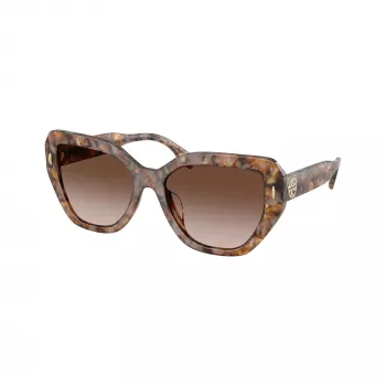Tory Burch TY7194U197513 dámske slnečné okuliare, hranaté, acetát, Dark Havana/hnedý gradient, 55-17-140 mm