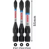 Bosch 2608522491 Phillips PH2 sada bitov, 3 kusy, 25 mm, 1/4 palcový šesťhranný driek