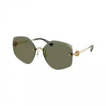 Tory Burch TY6111-334371 dámske slnečné okuliare, tmavohnedý havana rám, hnedé gradientové sklá, 56/16/140 mm