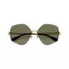 Tory Burch TY6111-334371 dámske slnečné okuliare, tmavohnedý havana rám, hnedé gradientové sklá, 56/16/140 mm