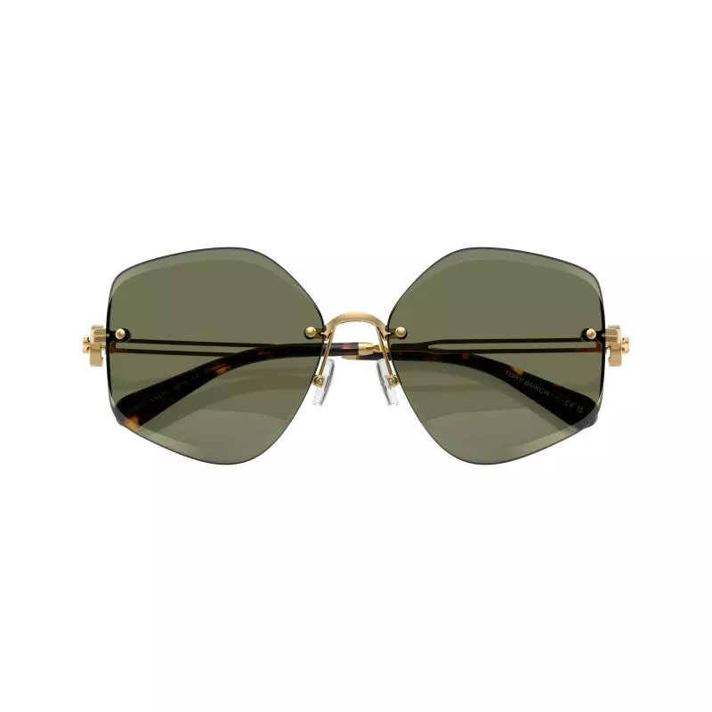 Tory Burch TY6111-334371 dámske slnečné okuliare, tmavohnedý havana rám, hnedé gradientové sklá, 56/16/140 mm