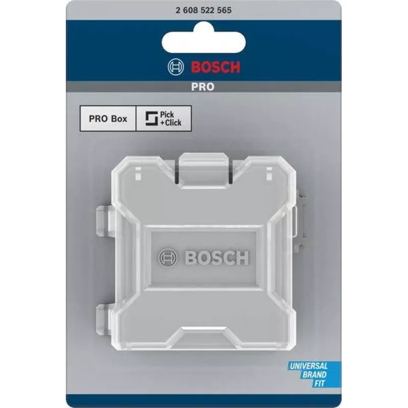 Bosch Accessories 2608522565 Pick and Click úložná krabica M, opakovane uzatvárateľná, čierna/červená
