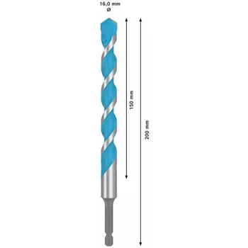 BOSCH EXPERT HEX-9 MultiConstruction sada vrtákov, 5-dielna, wolfrámkarbid, šesťhranná stopka, 4-10 mm 2608902361