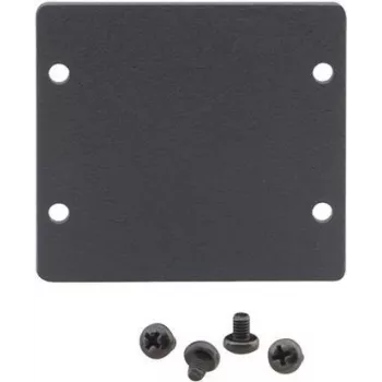 Kramer W-2BLANK čierna predná zaslepovacia vložka pre nástenné dosky (2 výrezy) 85-00705090