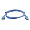 Kramer C-USB3/AA-3 USB 3.0 kábel, Type-A samec na Type-A samec, 0,9 m, modrý 96-0230003