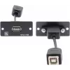 Kramer WU-AB modulárny Snap-In vložka USB Type-A samica na samicu čierna 85-0118399