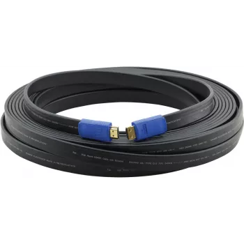 Kramer C-HM/HM/FLAT/ETH-3 vysokorýchlostný HDMI kábel s Ethernetom, 0,91 m, plochý, čierny 97-01014003