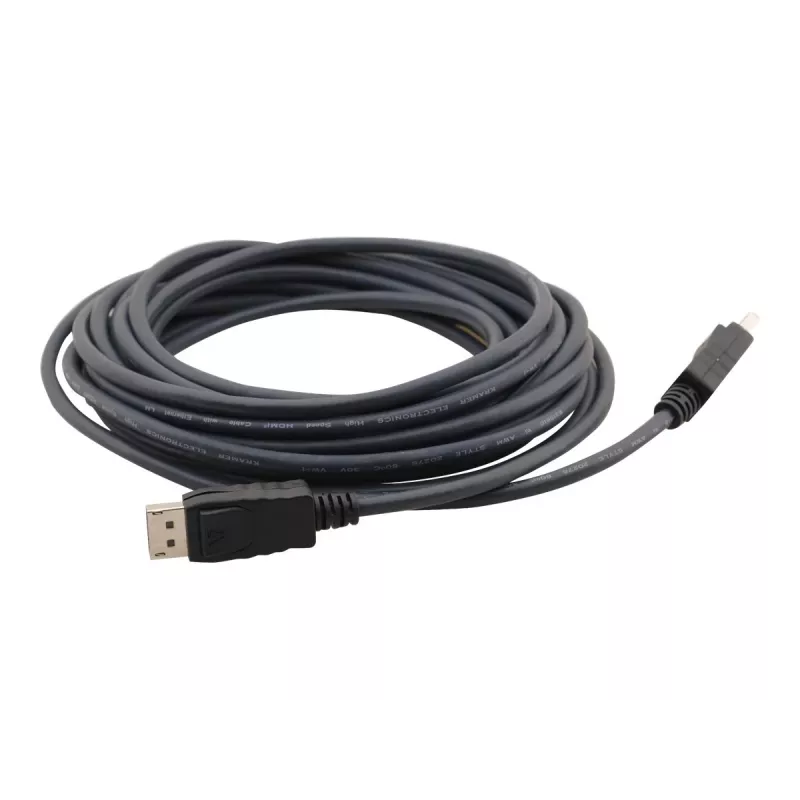Kramer C-MDPM/MDPM DisplayPort kábel konektor samec-konektor samec 4,6m čierny 97-1717015