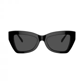 Michael Kors MK2205-300587 dámske cat-eye slnečné okuliare, tmavá škrupinová obruba, tmavosivé šošovky, 52/19/140 mm