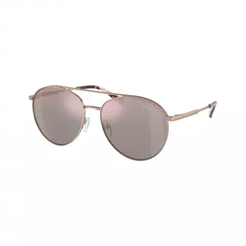 Michael Kors MK1138-11084Z dámske cat-eye slnečné okuliare, svetlozlatá obruba, hnedé gradientné šošovky, 58mm