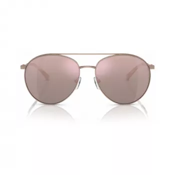 Michael Kors MK1138-11084Z dámske cat-eye slnečné okuliare, svetlozlatá obruba, hnedé gradientné šošovky, 58mm