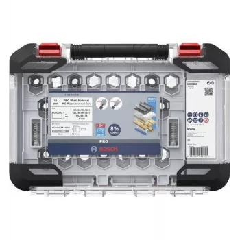 Bosch 2608594426 Progressor for Wood and Metal 11-dielna sada korunkových vrtákov (20-76 mm) s adaptérmi Power Change a pilotnými vrtákmi