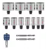 Bosch 2608594426 Progressor for Wood and Metal 11-dielna sada korunkových vrtákov (20-76 mm) s adaptérmi Power Change a pilotnými vrtákmi