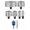 Bosch Progressor pre drevo a kov sada dierových píl, 7-dielna, priemer 20-114 mm, Power Change upínanie, HSS bi-metal, s kufrom 2608594431