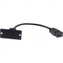 Kramer Electronics WU-CA(B) USB-C priechodka, čierna 80-00026499