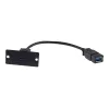 Kramer Electronics WU-CA(B) USB-C priechodka, čierna 80-00026499