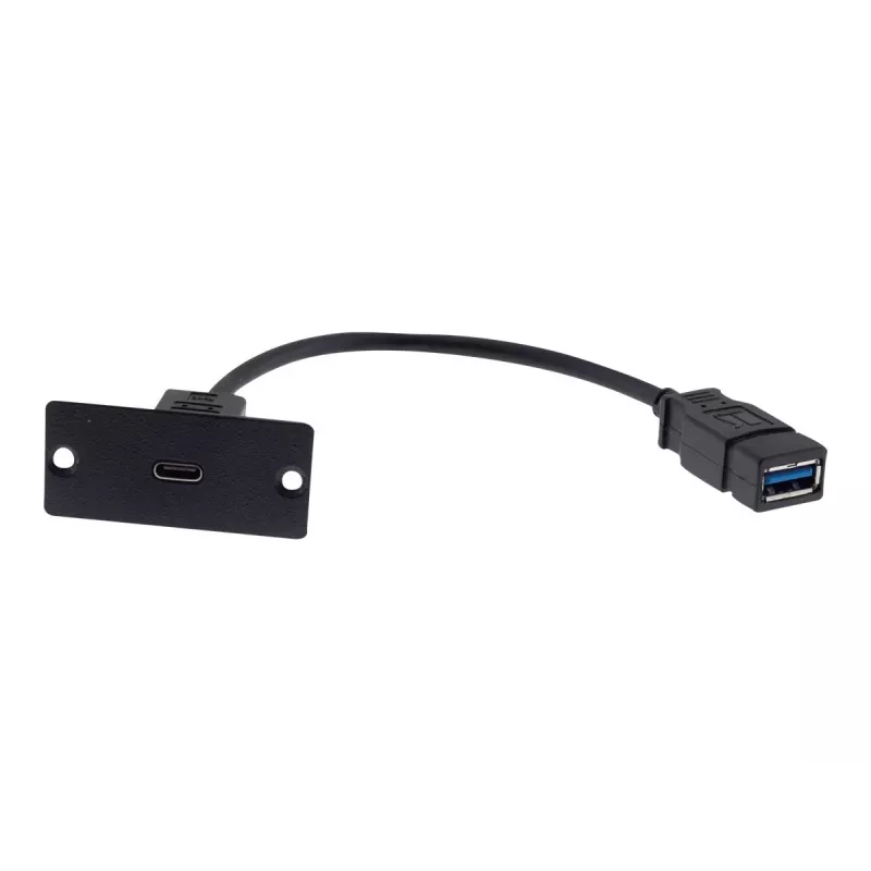 Kramer Electronics WU-CA(B) USB-C priechodka, čierna 80-00026499