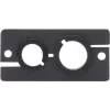 Kramer WCP-21 nástenný panel - priechodka pre káble - čierny (85-0002199)