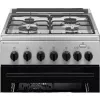Electrolux LKK560010X 600 Series voľne stojaci plynový sporák s elektrickou rúrou, čierny, 50 cm