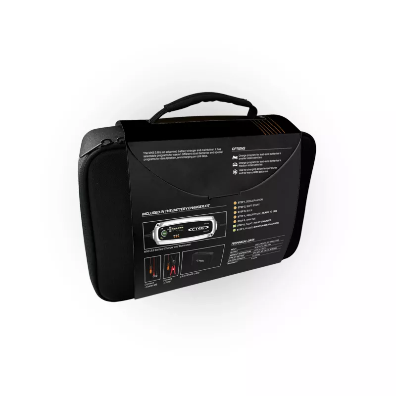 CTEK MXS 3.8 Power Kit 40-765 automatická 12V 3.8A IP65 nabíjačka autobatérií