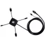 Kramer K-SPIDER multi-format prezentačný adaptérový kábel - HDMI/DisplayPort/Mini DisplayPort/USB-C na HDMI/USB - 3,05 m - 4K aktívny 91-00015599