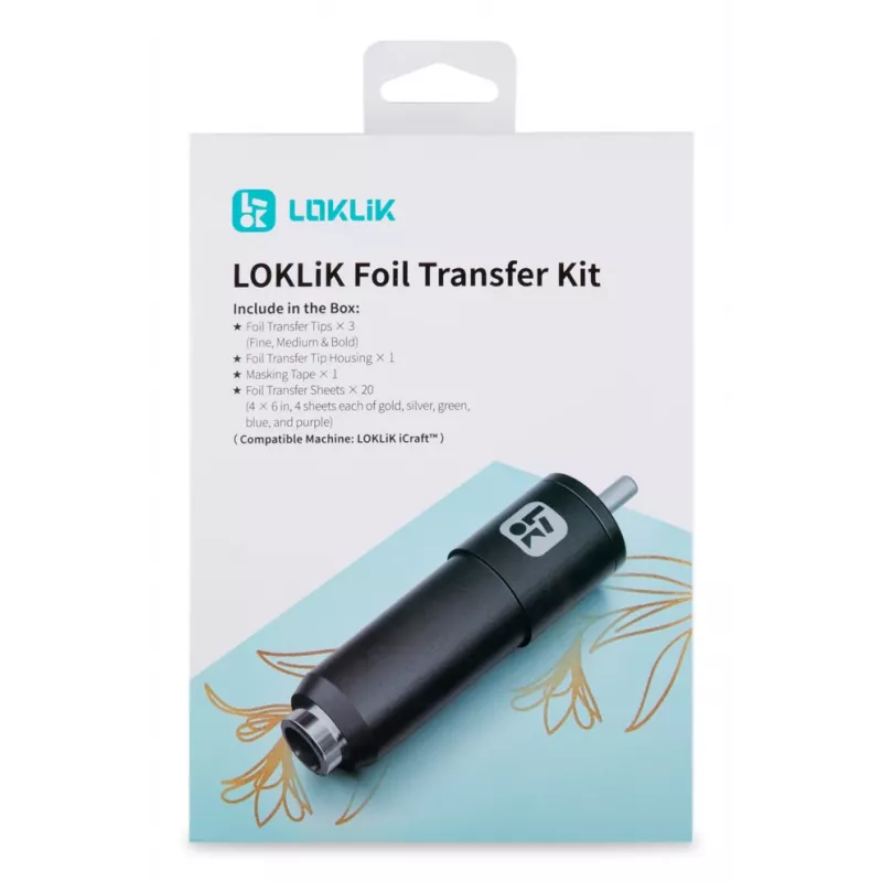 LOKLiK fóliový transferový štartovací set SG-KZJPJ-0021 20 listov 100x150 mm pre Crafter