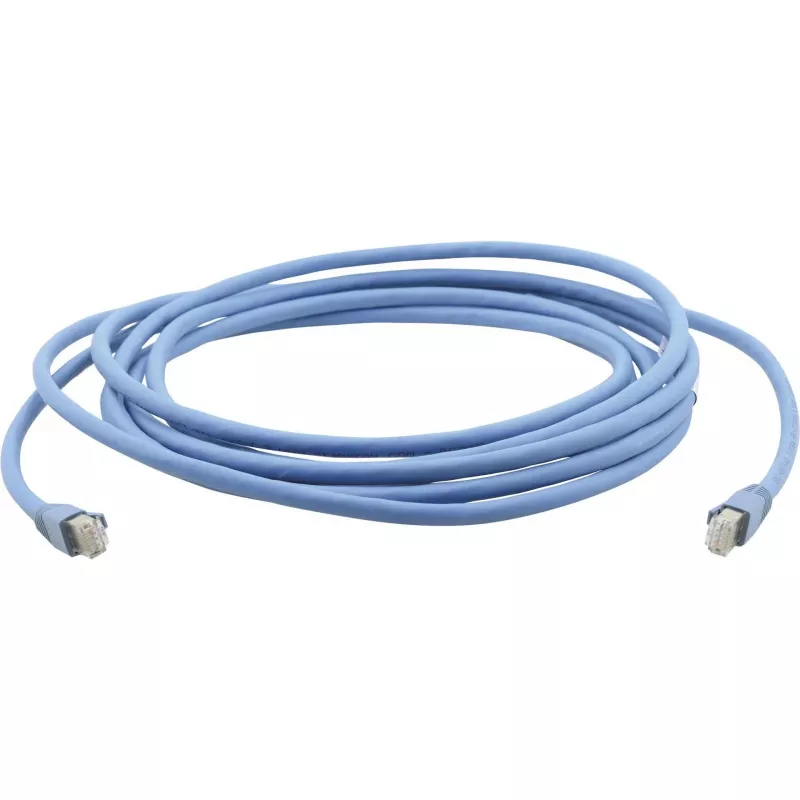 Kramer C-UNIKat-100 CAT 6a U/FTP sieťový patch kábel, RJ-45 na RJ-45, 30,5 m, LSZH, modrá RAL 5012 99-3460100