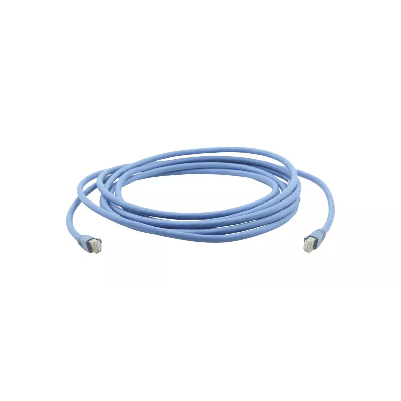 Kramer C-UNIKat-100 CAT 6a U/FTP sieťový patch kábel, RJ-45 na RJ-45, 30,5 m, LSZH, modrá RAL 5012 99-3460100