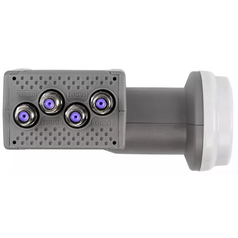 AXING SCO 4-10 Quattro LNB, 40 mm feedhorn, 4 výstupy, UHD/3D Ready SCO00410