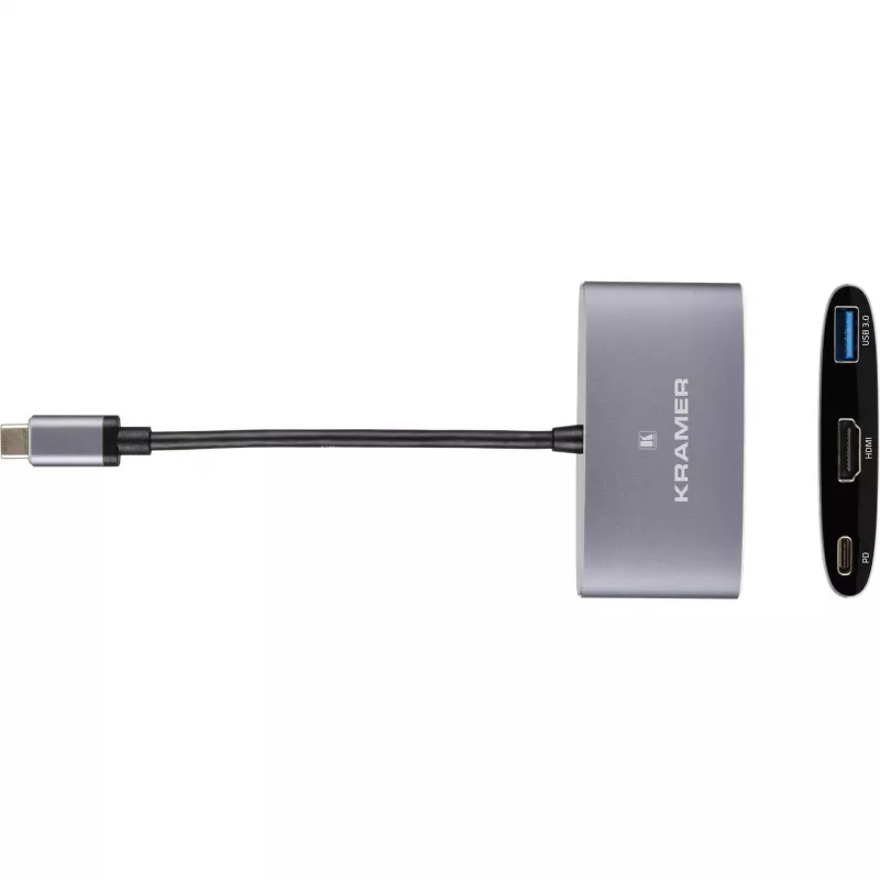 Kramer KDock-1 USB-C dokovacia stanica s HDMI, 2x USB 3.0, Gigabit Ethernet, 60W PD 91-00016099