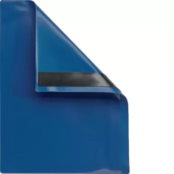 HAGER FZ757M magnetický držiak dokumentov DIN A4, transparentný/sivý