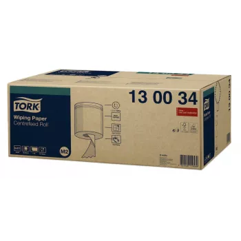 Tork Premium M2 Centrefeed rolky čistiaceho papiera biele, 1-vrstvové, 471 listov, 6 roliek (130034)