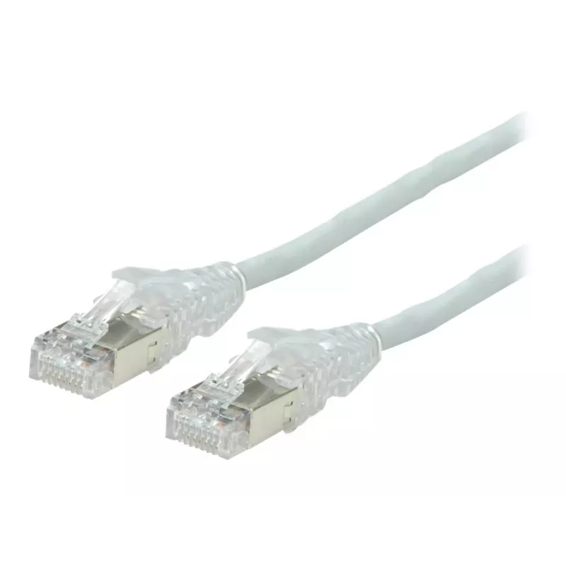 DÄTWYLER Cat.5e S/UTP medený patch kábel, PVC plášť, AMP v2 konektor, čierny, 1,0 m 21.15.7031