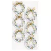Artoz 3D dverný veniec papierové samolepky, balenie 6 ks 185600-221