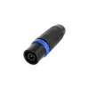 Neutrik NLT4MXX-BAG 4-pólový samčí speakON konektor reproduktorového kábla, čierny