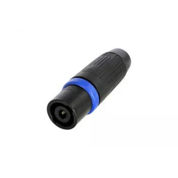 Neutrik NLT4MXX-BAG 4-pólový samčí speakON konektor reproduktorového kábla, čierny