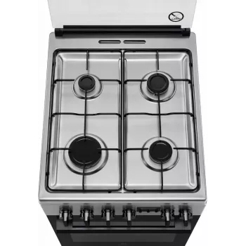 Electrolux LKK540232X 50 cm voľne stojaci plynový sporák s elektrickou rúrou, nerez