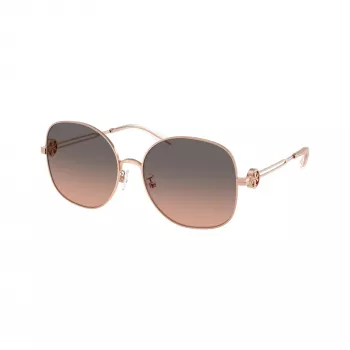 Tory Burch TY6112-3358G9 dámske slnečné okuliare, Havana obruba, hnedé gradientové šošovky, 56mm