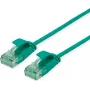 ROLINE RM UTP Patch kábel Cat.6A/Class EA SLIM zelený 0,15 m 21.45.3430