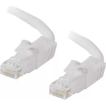 C2G 0,5 m Cat6 Snagless UTP Ethernet Patch kábel, biela 83485