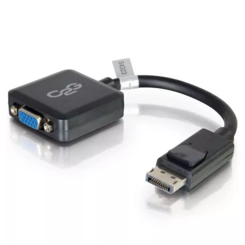 C2G 20 cm DisplayPort konektor samec na VGA konektor samica aktívny adaptérový kábel 84323