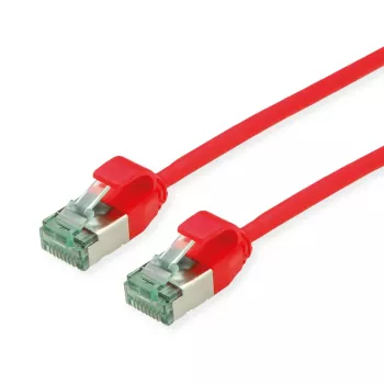ROLINE RM U/FTP Patch kábel Cat.6A/Class EA Slim červený 1 m - FTP (21.45.3313)