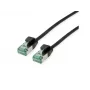 ROLINE RM U/FTP Patch kábel Cat.6A/Class EA SLIM čierny 3 m - FTP (21.45.3356)