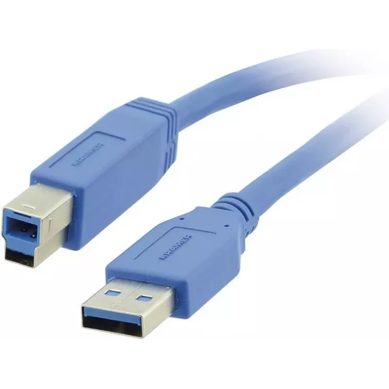 Kramer C-USB3/AB-6 USB 3.0 kábel, USB-A konektor samec na USB-B konektor samec, 1,83 m, modrý 96-0235006