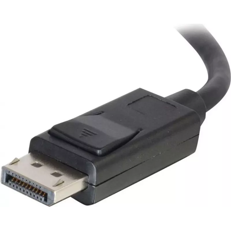 C2G 10,0 m DisplayPort kábel so zaistením, konektor-konektor, 4K 60Hz, čierny 84405