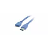 Kramer C-USB3/MICROB USB 3.2 Gen 1 kábel, USB-A na Micro-USB B, 1,8 m, modrý 96-02356006