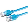 Dätwyler 21.05.8104 10 m SFTP Cat5e patch kábel, RJ-45 na RJ-45, bezhalogénový, modrý