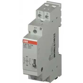 ABB inštalačné relé 24 V AC/DC cievka, 16 A, 1 NO + 1 NC, DIN lišta, E297-16-11/24 2TAZ311000R2043