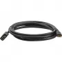 Kramer C-HM/HM/A-C-6 High-Speed HDMI kábel s Ethernetom, Mini HDMI Type-C konektor samec na HDMI Type-A konektor samec, 1,8 m, čierny 97-01115006